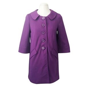 BB Dakota Purple Swing Peacoat Medium